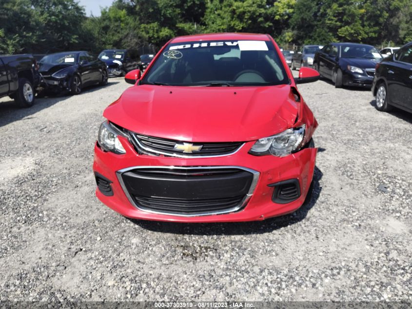 1G1JB5SH4H4143531 | 2017 CHEVROLET SONIC