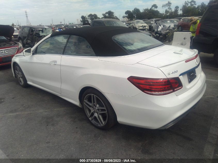 2016 MERCEDES-BENZ E-CLASS E 400 - WDDKK6FF3GF339799