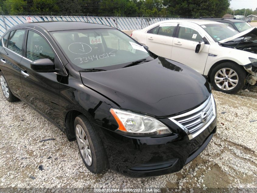 2015 NISSAN SENTRA S - 3N1AB7AP7FY378854