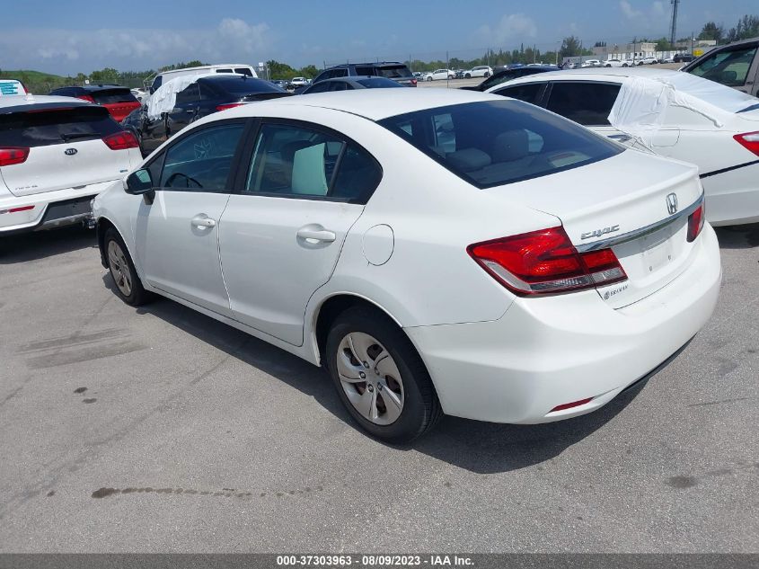 2015 HONDA CIVIC SEDAN LX - 19XFB2F58FE097564