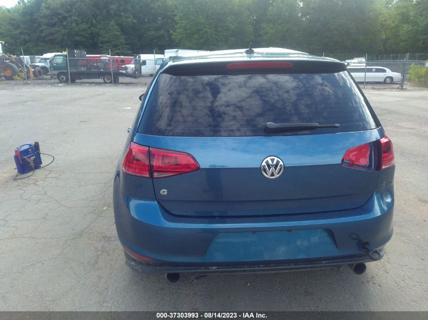 2017 VOLKSWAGEN GOLF S - 3VW217AU8HM025735