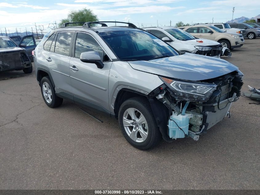 Lot #2536955649 2019 TOYOTA RAV4 HYBRID XLE salvage car