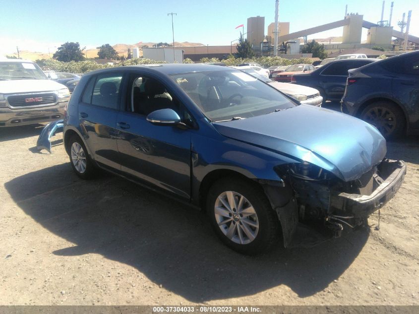2019 VOLKSWAGEN GOLF S/SE - 3VWG57AU0KM009207