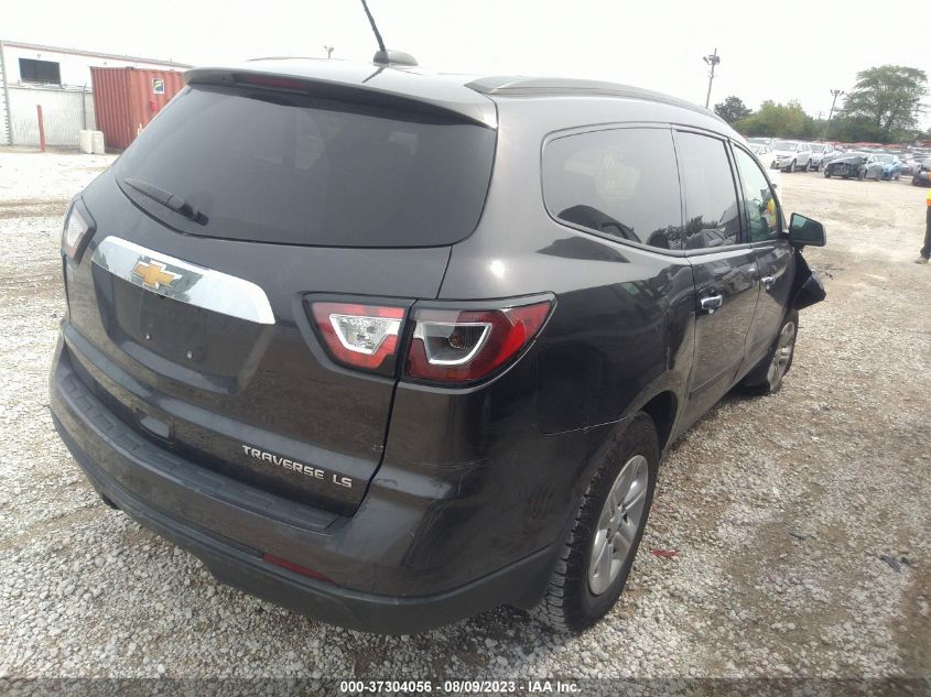 2016 CHEVROLET TRAVERSE LS - 1GNKRFKD1GJ294490