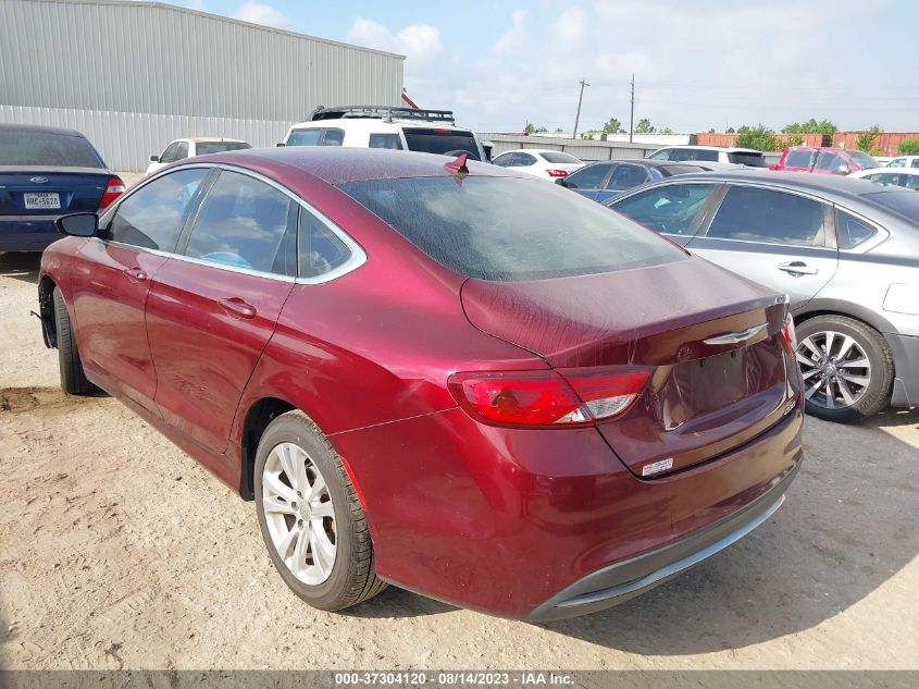 2015 CHRYSLER 200 LIMITED - 1C3CCCAB0FN652686