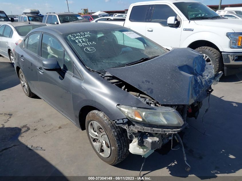 2013 HONDA CIVIC SDN LX - 2HGFB2F5XDH574742
