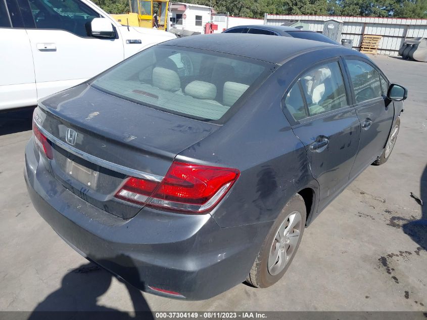 2013 HONDA CIVIC SDN LX - 2HGFB2F5XDH574742