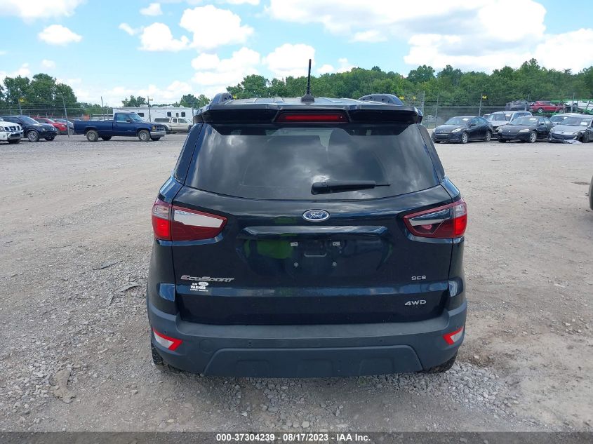 2019 FORD ECOSPORT SES - MAJ6S3JL9KC299414