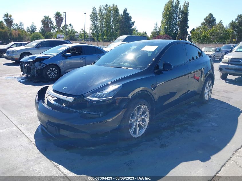 2022 TESLA MODEL Y LONG RANGE - 7SAYGDEE9NF567488