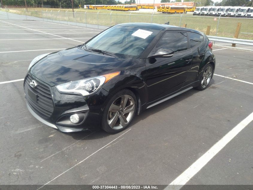 2014 HYUNDAI VELOSTER TURBO - KMHTC6AE6EU183207