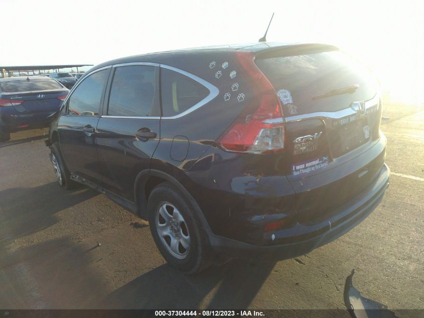 2015 HONDA CR-V LX - 5J6RM3H37FL002616