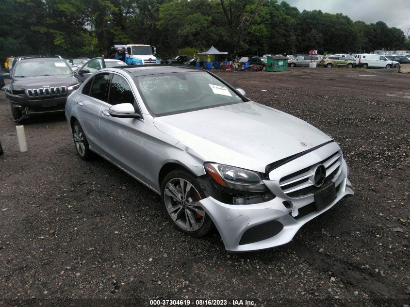 WDDWF4KB8JR412412 2018 MERCEDES-BENZ C-CLASS, photo no. 1