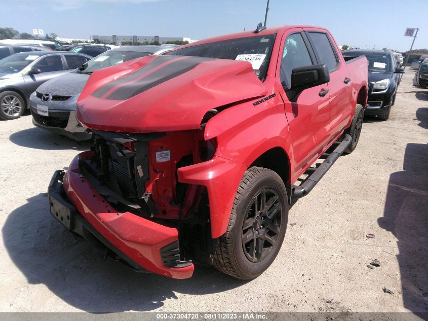 2022 CHEVROLET SILVERADO 1500 LTD CUSTOM 1GCPWBEK7NZ236456