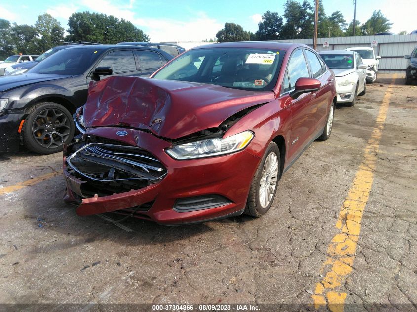 2014 FORD FUSION S HYBRID - 3FA6P0UU1ER210400
