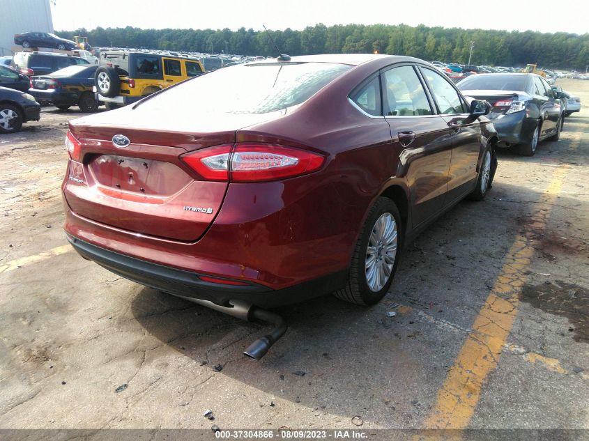 2014 FORD FUSION S HYBRID - 3FA6P0UU1ER210400