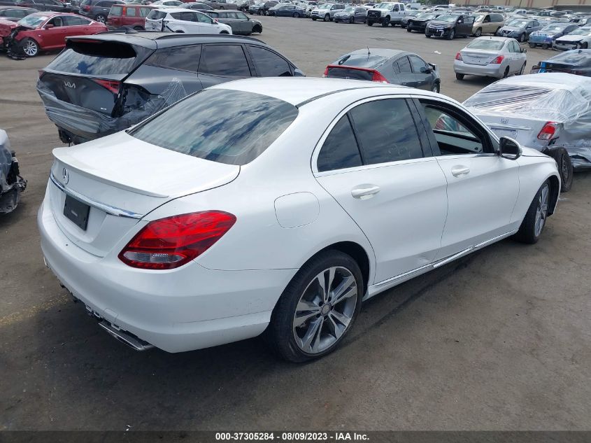 55SWF4JB2GU172735 2016 MERCEDES-BENZ C-CLASS, photo no. 4