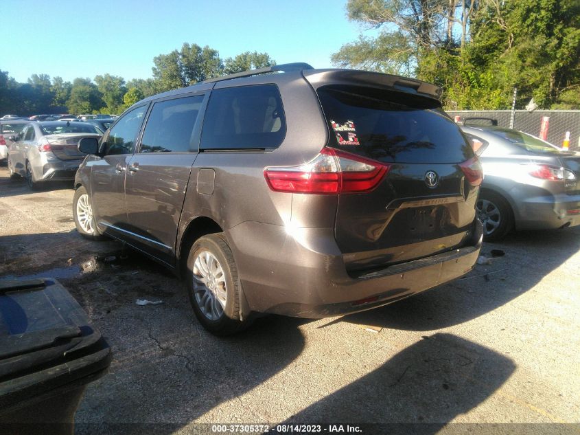2016 TOYOTA SIENNA XLE/XLE AAS/LTD - 5TDYK3DC0GS721610
