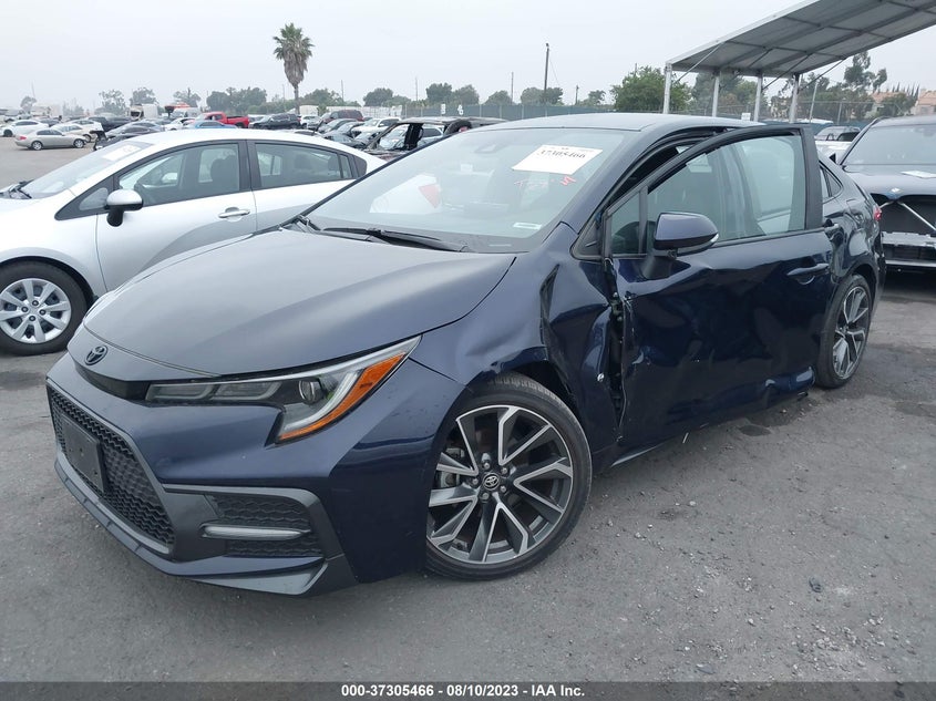 VIN 5YFS4MCE5NP108669 2022 TOYOTA COROLLA SE/NIGHT SHADE