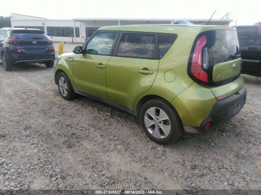 2016 KIA SOUL BASE - KNDJN2A23G7831544