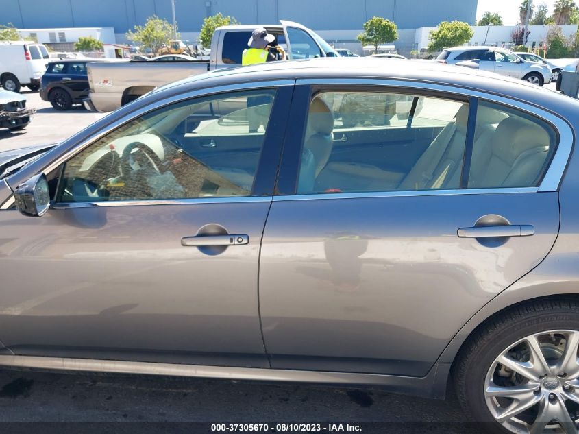 2013 INFINITI G37 SEDAN X JN1CV6AR7DM350130