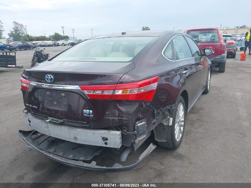 2014 TOYOTA AVALON HYBRID LIMITED/XLE TOURING 4T1BD1EB3EU019652
