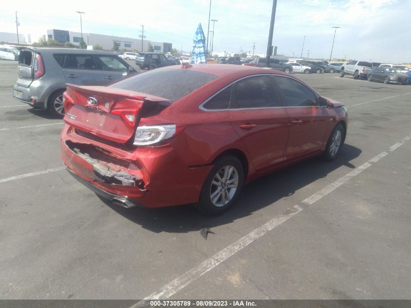 2017 HYUNDAI SONATA 2.4L - 5NPE24AF5HH505332