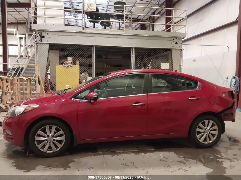 2014 KIA FORTE EX - KNAFX4A87E5165665