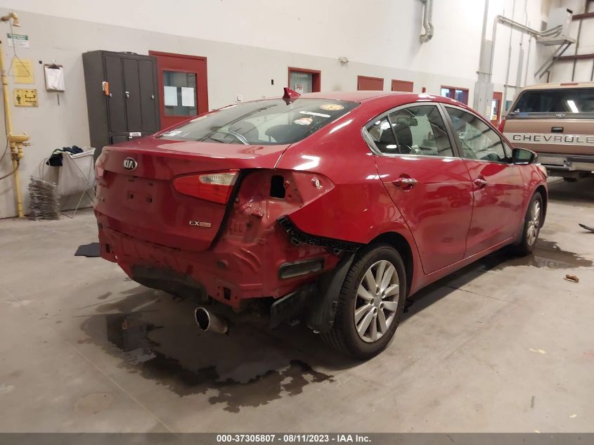 2014 KIA FORTE EX - KNAFX4A87E5165665