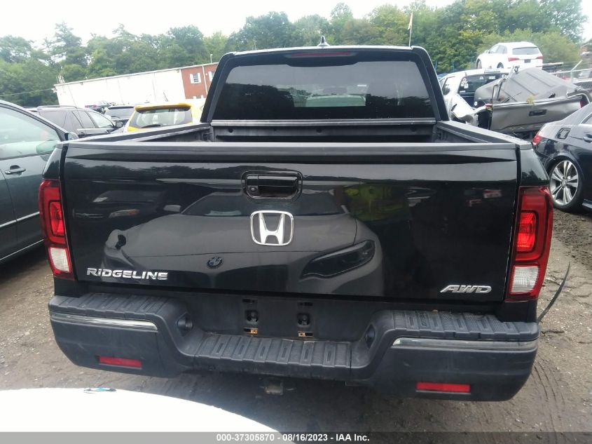 2017 HONDA RIDGELINE RTL - 5FPYK3F59HB005915
