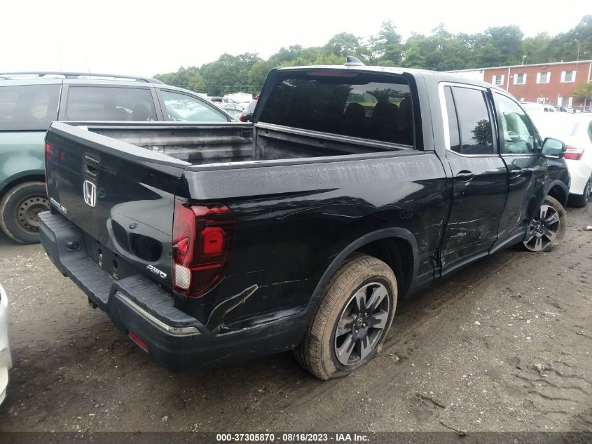 2017 HONDA RIDGELINE RTL - 5FPYK3F59HB005915