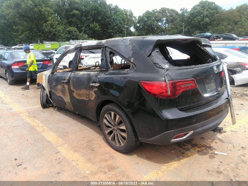 2014 ACURA MDX TECHNOLOGY - 5FRYD3H61EB015132