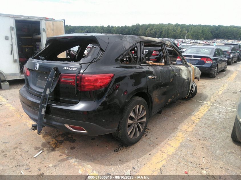 2014 ACURA MDX TECHNOLOGY - 5FRYD3H61EB015132