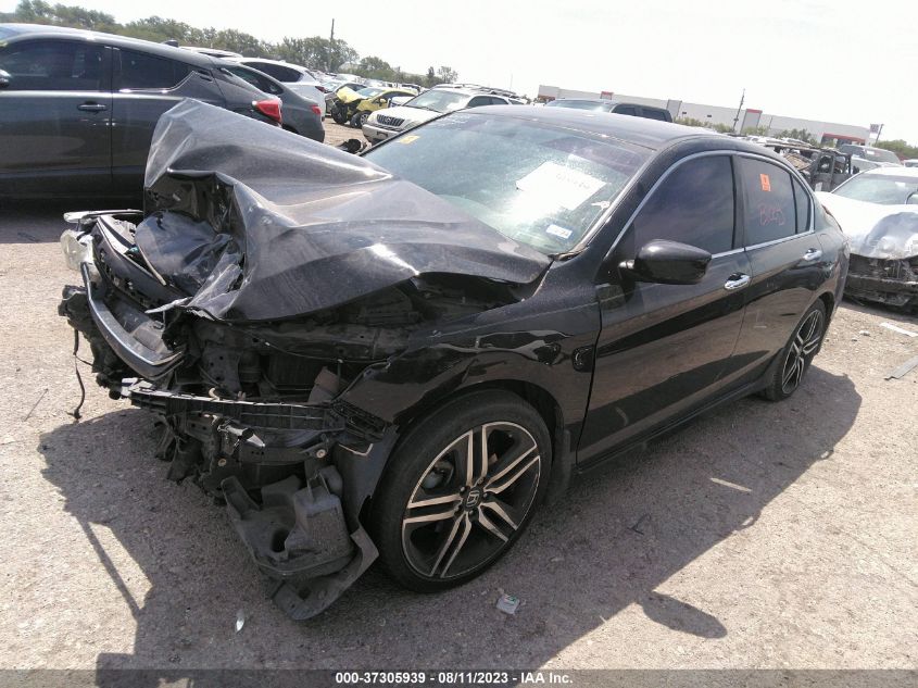 2017 HONDA ACCORD SEDAN SPORT - 1HGCR2F57HA047132