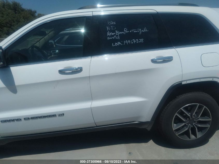 2022 JEEP GRAND CHEROKEE WK LIMITED - 1C4RJEBG7NC171149