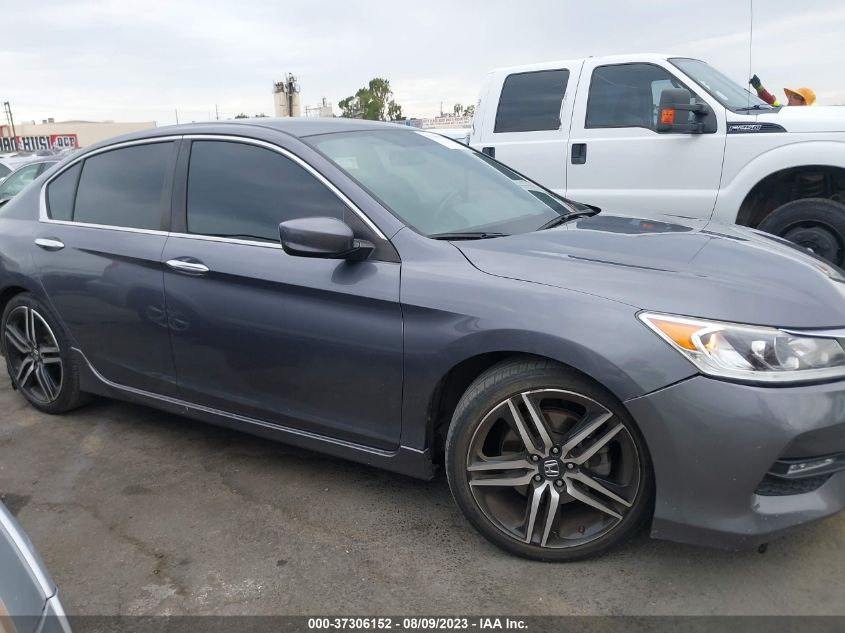 2017 HONDA ACCORD SEDAN SPORT - 1HGCR2F58HA234377