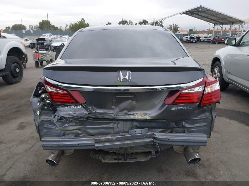 2017 HONDA ACCORD SEDAN SPORT - 1HGCR2F58HA234377