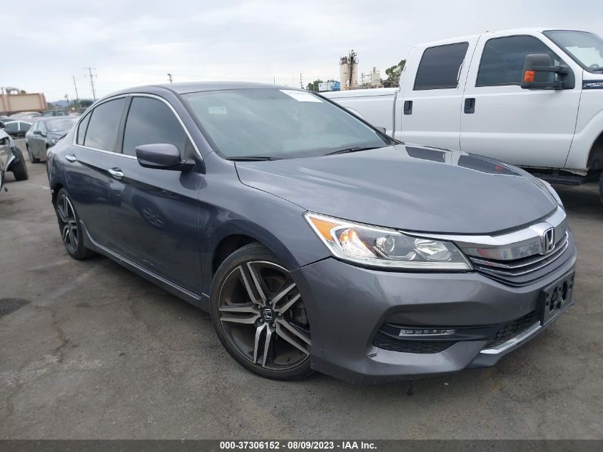 2017 HONDA ACCORD SEDAN SPORT - 1HGCR2F58HA234377