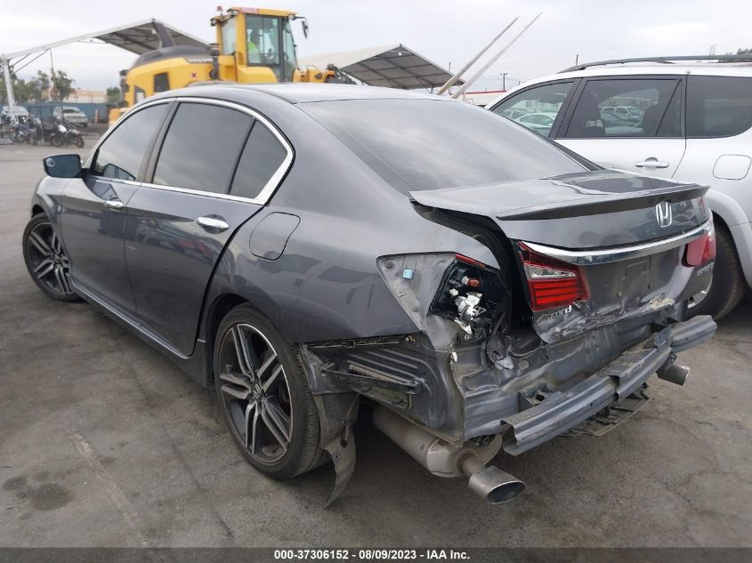 2017 HONDA ACCORD SEDAN SPORT - 1HGCR2F58HA234377