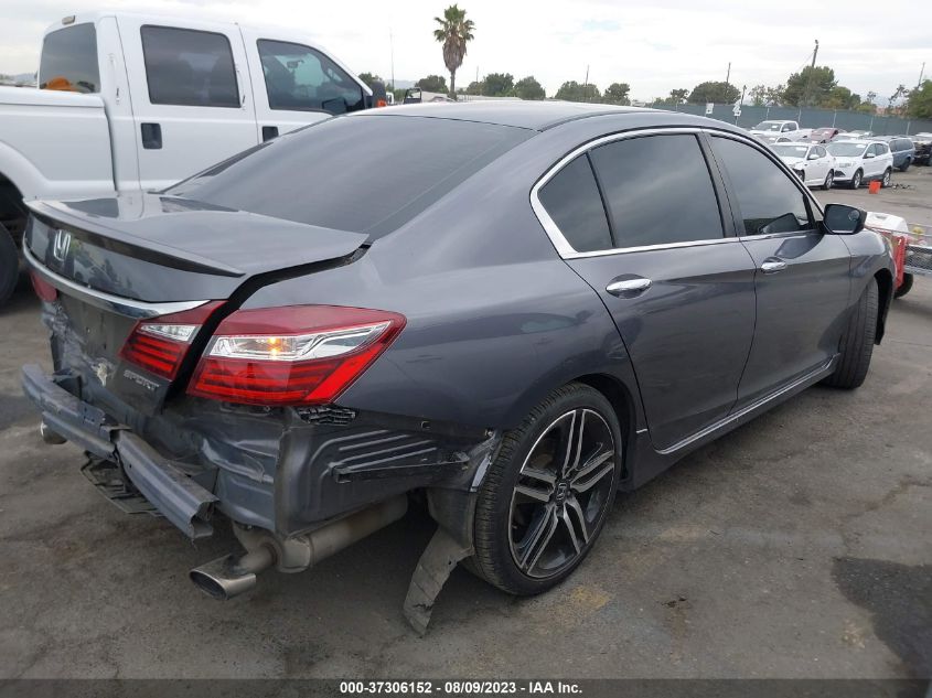 2017 HONDA ACCORD SEDAN SPORT - 1HGCR2F58HA234377