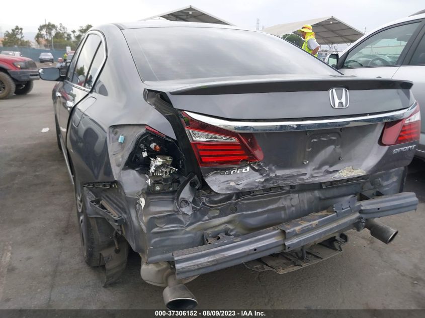 2017 HONDA ACCORD SEDAN SPORT - 1HGCR2F58HA234377