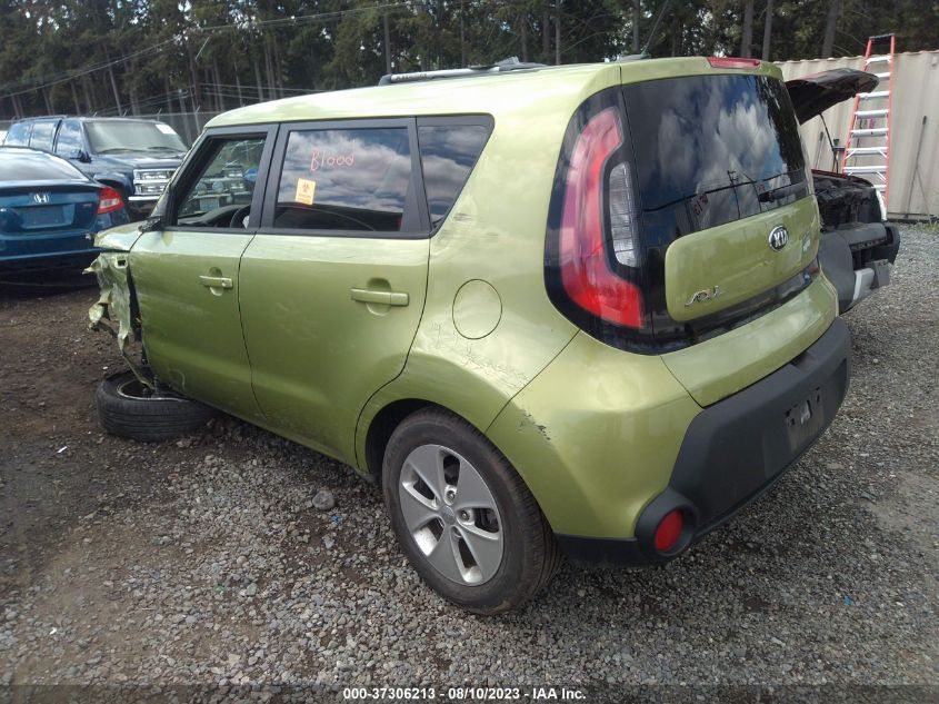 2015 KIA SOUL BASE - KNDJN2A28F7747766