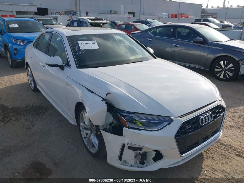 2023 AUDI A4 SEDAN S LINE PREMIUM PLUS - WAUEAAF41PA020097