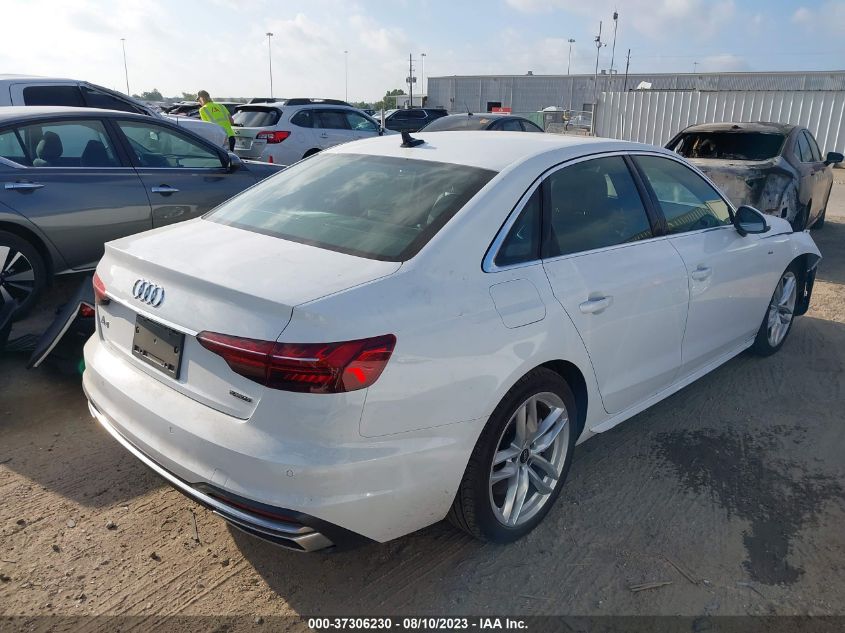 2023 AUDI A4 SEDAN S LINE PREMIUM PLUS - WAUEAAF41PA020097