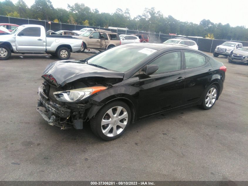 2013 HYUNDAI ELANTRA LIMITED PZEV - 5NPDH4AE1DH193019
