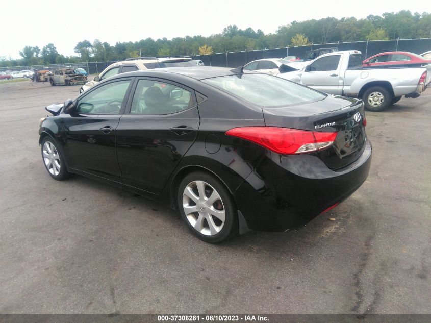 2013 HYUNDAI ELANTRA LIMITED PZEV - 5NPDH4AE1DH193019