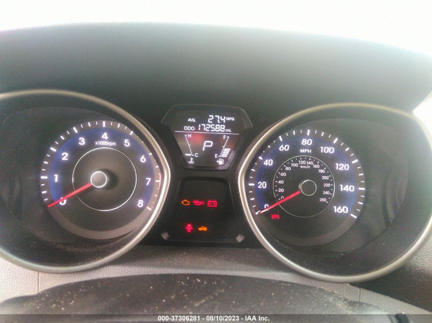 2013 HYUNDAI ELANTRA LIMITED PZEV - 5NPDH4AE1DH193019