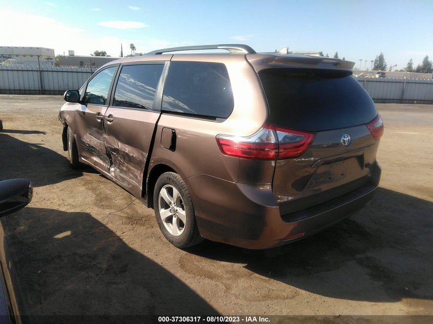 VIN 5TDKZ3DC9LS051647 2020 TOYOTA SIENNA LE