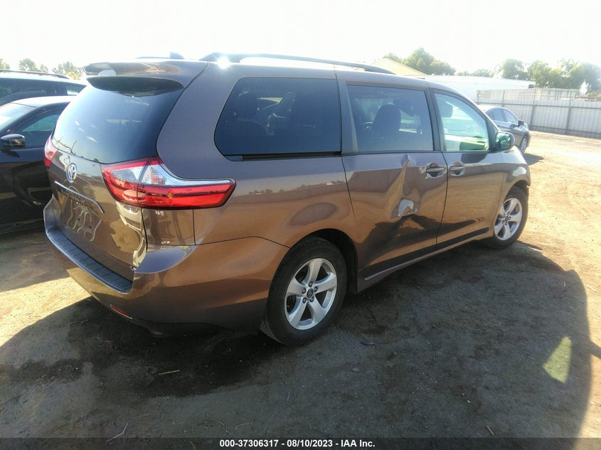 VIN 5TDKZ3DC9LS051647 2020 TOYOTA SIENNA LE
