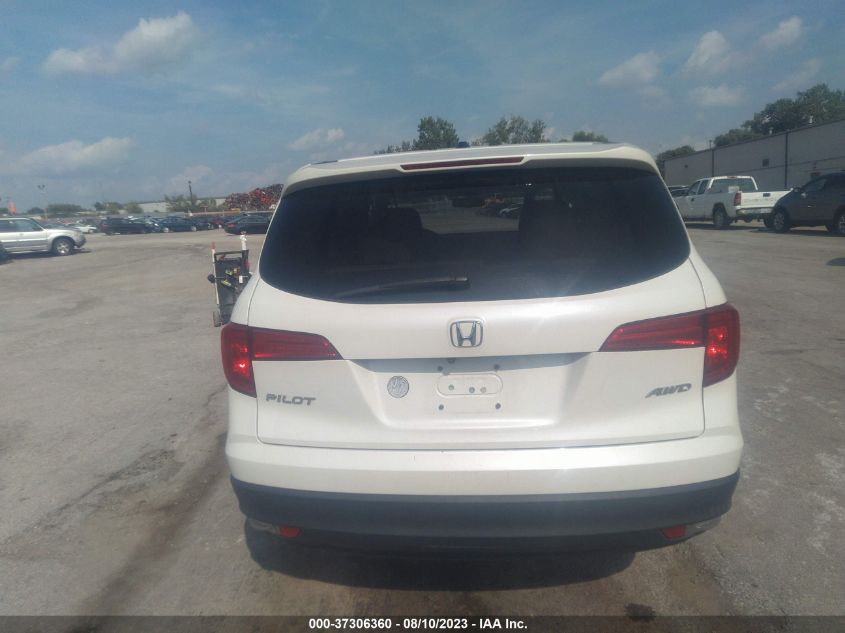 2016 HONDA PILOT EX-L - 5FNYF6H8XGB108393