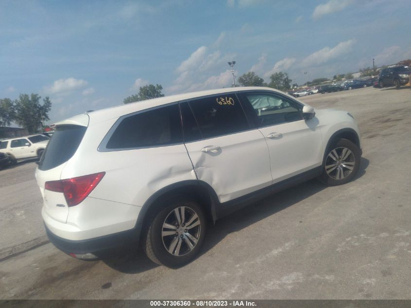 2016 HONDA PILOT EX-L - 5FNYF6H8XGB108393
